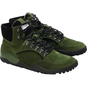 Pánská sportovní obuv ZAQQ TREQ / TERRAQ Waterproof 37-48 NAPPA/VELUR/MEMBRANE Hlazená i broušená kůže, nepromokavá podšívka Červená 47