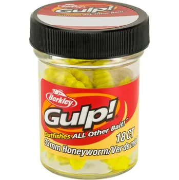 Vosí larva Berkley Gulp Honey Worm 3,3cm / 18ks - Honey Yellow