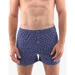 Pánské volné trenky GINO 75187P tm.popel bílá S/M