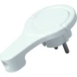 172002037 Plastová úhlová vidlice, bílá