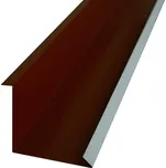 PROBAU Štítový plech boční, 1 m, ocel, hnědý (RAL 8017) ACCMDIGBMA