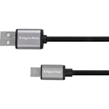 Prodlužovací kabel Kabel KRUGER a MATZ KM1241 Basic USB/USB mini 1m Black