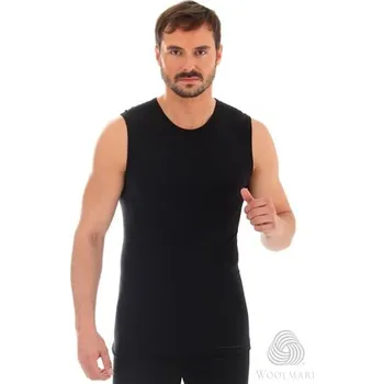 Pánské tílko Pánské tílko Merino SL10160 BRUBECK grafit (šedá) M