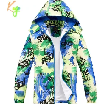 Chlapecká bunda Chlapecká šusťáková bunda nezateplená Kugo B2871, mix barev (chlapecká jarní, podzimní bunda)