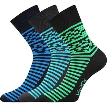 Dámské ponožky Ponožky LAPRAS mix se zelenou 29-31 (43-46)