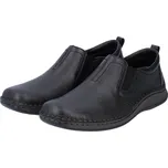 Pánské kožené polobotky 05264-00 Rieker černé Barva: schwarz, Velikost: 43