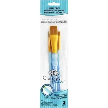 Umělecký štětec Malířské štětce 3 ks ,, Golden Taklon Variety B č.6,6,3/4 (42455)