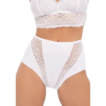 Kalhotky Dámské vyšší kalhotky BBL 174 BABELL bílá 4XL