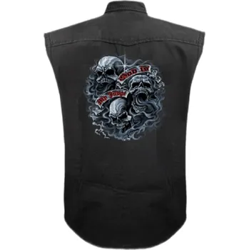 Pánská košile vesta kosile spiral potisk chopper buh soudce velikost: XXL