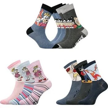 Ponožky CT 001 dětské mix holka 26-28 (39-42)