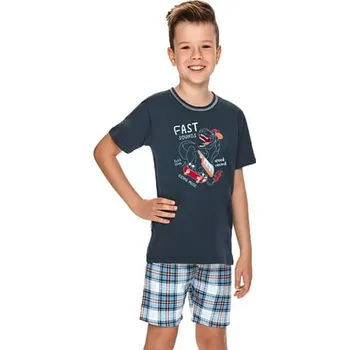 Chlapecké pyžamo Chlapecké pyžamo Ivan 2746/2747/1 TARO grafit (šedá) 092