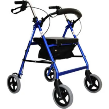 Chodítko pro seniory Chodítko čtyřkol.,ALU-odlehč.,sklád.,brzdy,taška,nastav.sedátko ECONOMIC/IMPALA