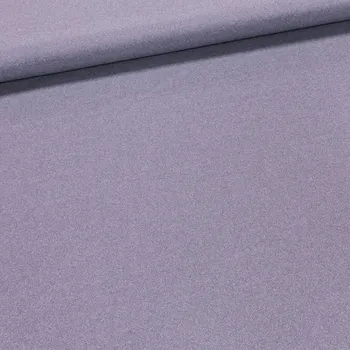 Polyesterový úplet N6477 SCUBA MELANGE, světle šedý melír, š.155cm (látka v metráži)