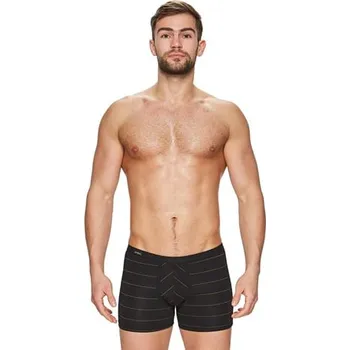 Boxerky Pánské boxerky Body&Soul 10/1-13/84 FABIO černá M