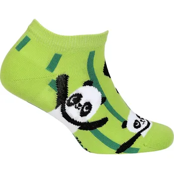 Dětské kotníkové ponožky WOLA PANDA zelené Velikost: 21-23