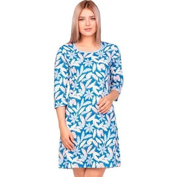 Dámská noční košile Dámská noční košile 406 REGINA modrá světlá L