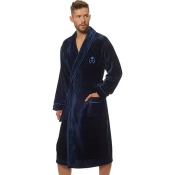 Pánský župan Pánský župan Luca dark blue L&L modrá tmavá L