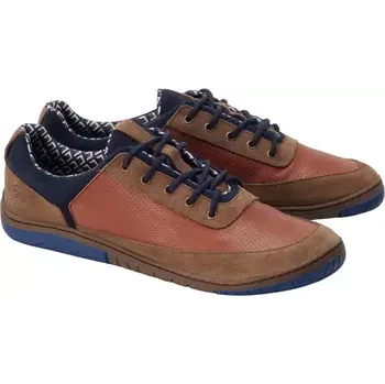 Dámská tenisová obuv ZAQQ AQTIV 41-48 NAPPA/VELUR/COTTON Perforovaná hlazená kůže s broušenou kůží a bavlněnou podšívkou Hnědá 41