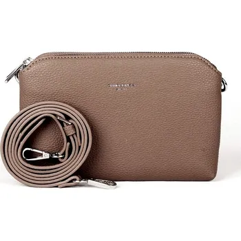 Kabelka Tříoddílová malá hnědá crossbody kabelka David Jones CM6905