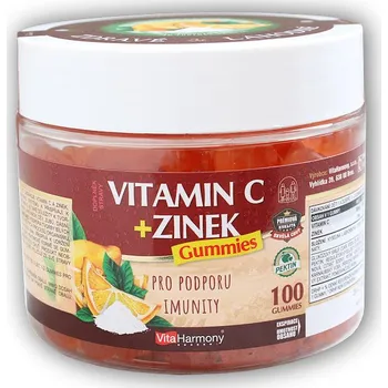 XXL Vitamín C zinek gummies 100 gummies