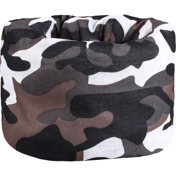 šátek na motorku RSA Camo šedý