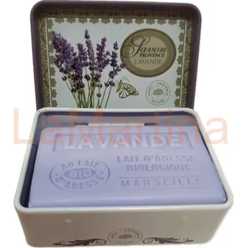 Mýdlo Mýdlo Levandule 60g v kovové krabičce Levandule
