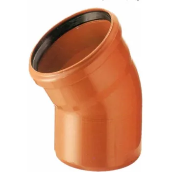 Kanalizační potrubí Venkovní drenážní koleno Wavin, O 110 mm, 22°