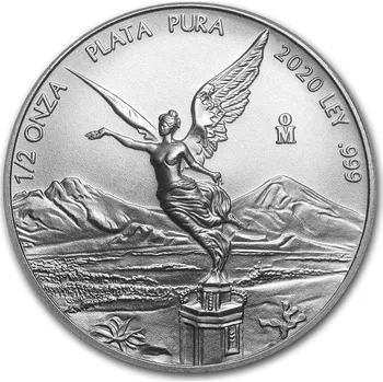 Stříbrná mince Libertad 1/2 oz BU