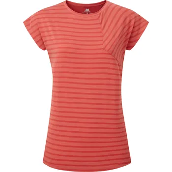 Pánské tričko Dámské Tričko Mountain Equipment Silhouette T-shirt Women's Barva: Rosewood Stripe/Rosewood, Velikost: L