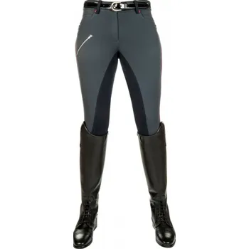 Jezdecké kalhoty Dámské rajtky Dynamic HKM, 38 - Tmavě modrá