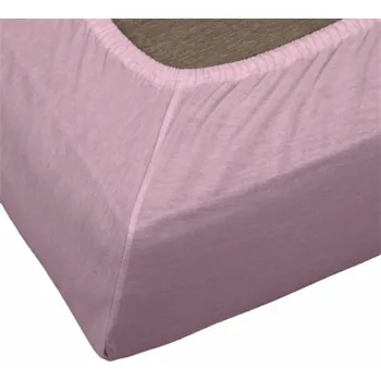 Prostěradlo Prostěradlo Okko 624, růžové, 140/160x200 cm, s gumou