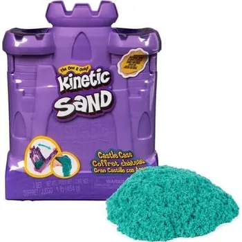 kinetický písek Kinetic sand forma hradu s tekutým pískem