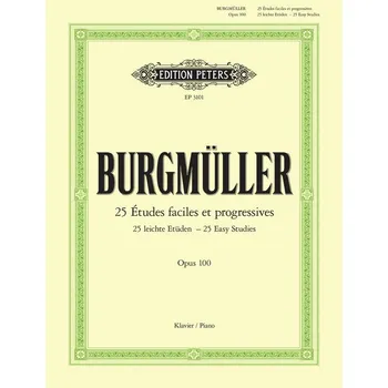 25 Easy Studies Opus 100 - 25 jednoduchch etudy pro klavr 902903