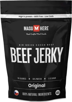 Sušené maso Maso Here Beef Jerky Original 40 g
