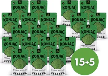 USUI Konjakové nudle se špenátem v nálevu 20x 270 g