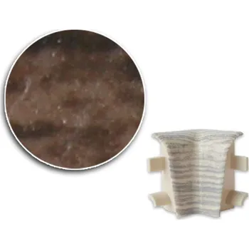 Podlahová lišta ASKO a.s. Vnitřní roh KP40, Dub hnědý (bal. 1ks)