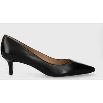 Dámské lodičky Kožené lodičky Lauren Ralph Lauren Adrienne černá barva, 80294100000000000 802940572001.001 99X, EUR 38