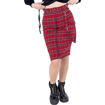 Dámská sukně sukně dámská HEARTLESS - KOHKO - RED - S