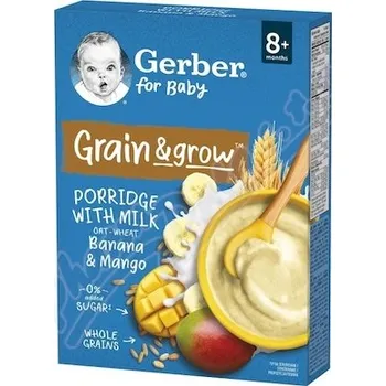 Kojenecká výživa Gerber Ml.kaše pšen.-oves.mango banán 200g 8M+