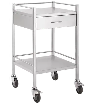 MEDICART 31, zdravotnický vozík, 490x490x900 mm, nerez