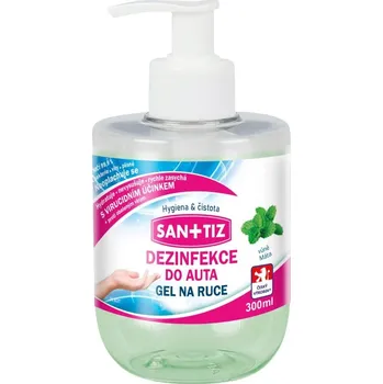 Dezinfekce Dezinfekční gel na ruce / dezinfekce do auta Sanitiz 300ml - parfém máta