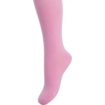 MĚKKÁ BAVLNA - HLADKÉ PUNČOCHÁČE JARO/LÉTO 6-11 LET růžová 152-158