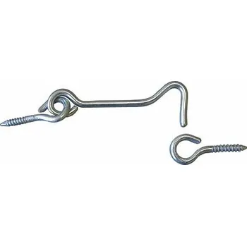 Háček Domax 8872 K-80 201, stříbrný, 80 mm x 17 mm