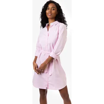 Dámské šaty U.S. Polo Assn. dámské šaty SOLID OXFOR růžové S