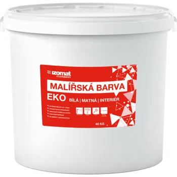 barva na zeď Barva malířská IZOMAT EKO 40 kg bílá