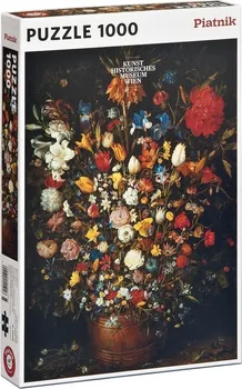 Puzzle Piatnik Květiny v dřevěné váze 1000 dílků