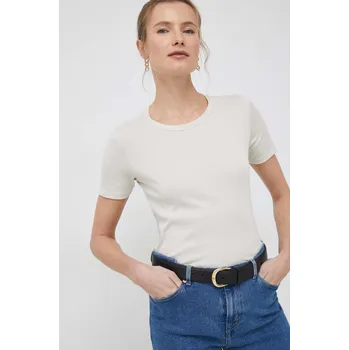 Pánské tričko Bavlněné tričko United Colors of Benetton béžová barva 3GA2E16A0.152. 08X, vel. L