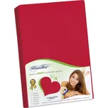 veratex Prostěradlo jersey červená 180x200 cm