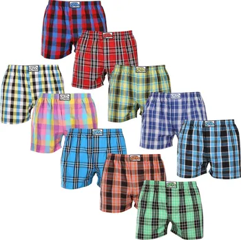 10PACK pánské trenky Styx klasická guma vícebarevné (10A102130) XXL Možnost vrácení zboží ZDARMA do 120 dnů!