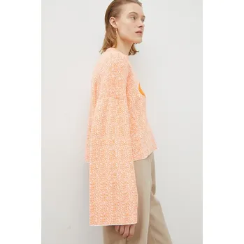 Dámský svetr Svetr s příměsí kašmíru Résumé oranžová barva, lehký 17040941 22X, vel. S